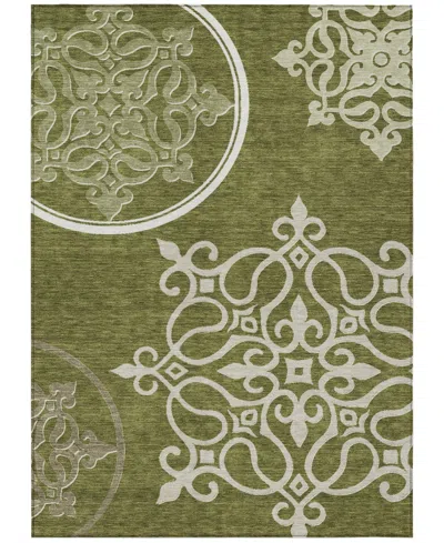 Addison Chantille Acn874 2'6"x3'10" Area Rug In Olive