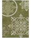 Addison Chantille Acn874 5'x7'6 Area Rug In Olive