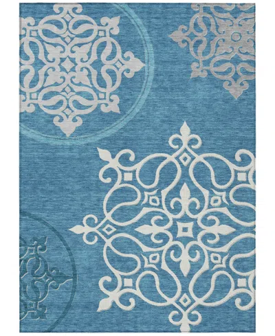 Addison Chantille Acn874 5'x7'6 Area Rug In Teal