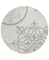 Addison Chantille Acn874 8'x8' Round Area Rug In Ivory