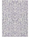 Addison Chantille Machine Washable Acn875 2'6"x3'10" Area Rug In Lavender