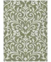 Addison Chantille Machine Washable Acn875 2'6"x3'10" Area Rug In Olive