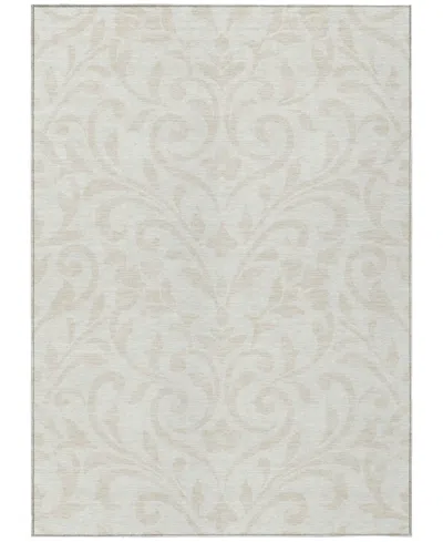 Addison Chantille Machine Washable Acn875 5'x7'6" Area Rug In Ivory