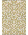 Addison Chantille Machine Washable Acn875 9'x12' Area Rug In Gold