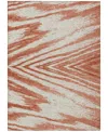 Addison Chantille Machine Washable Acn876 3'x5' Area Rug In Salmon