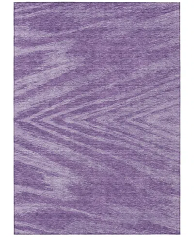 Addison Chantille Machine Washable Acn876 8'x10' Area Rug In Purple