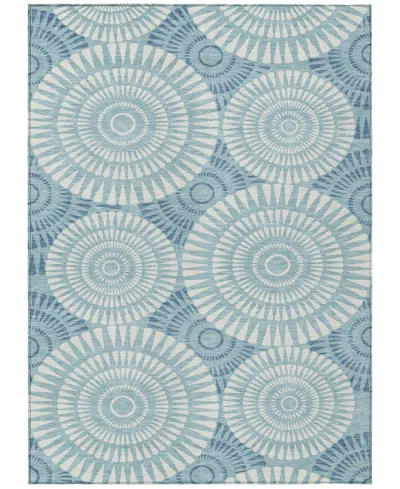 Addison Chantille Machine Washable Acn877 3'x5' Area Rug In Teal