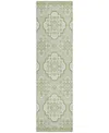 Addison Chantille Machine Washable Acn878 2'3"x7'6" Runner Area Rug In Sage