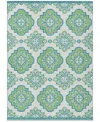 Addison Chantille Machine Washable Acn878 2'6"x3'10" Area Rug In Lime