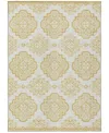 Addison Chantille Machine Washable Acn878 3'x5' Area Rug In Gold