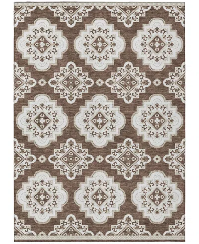 Addison Chantille Acn878 5'x7'6 Area Rug In Brown