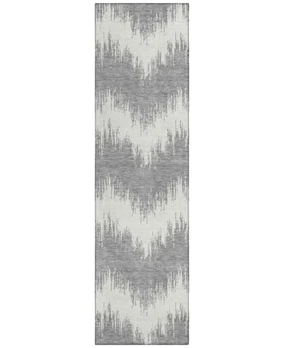 Addison Chantille Acn880 2'3"x7'6" Runner Area Rug In Gray
