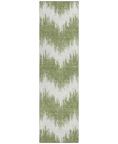 Addison Chantille Acn880 2'3"x7'6" Runner Area Rug In Green