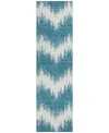 Addison Chantille Acn880 2'3"x7'6" Runner Area Rug In Teal