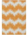 Addison Chantille Acn880 5'x7'6 Area Rug In Orange