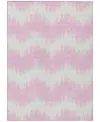Addison Chantille Acn880 5'x7'6 Area Rug In Pink