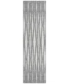 Addison Chantille Acn881 2'3"x7'6" Runner Area Rug In Gray