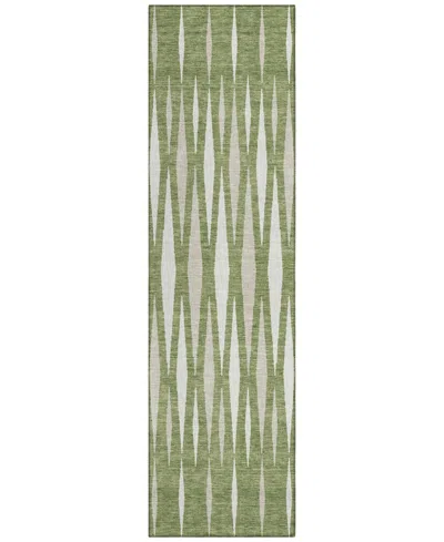 Addison Chantille Acn881 2'3"x7'6" Runner Area Rug In Green
