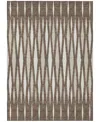 Addison Chantille Machine Washable Acn881 2'6"x3'10" Area Rug In Brown