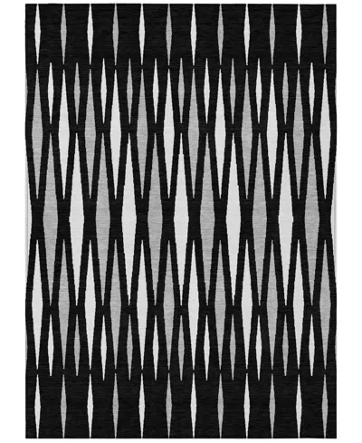 Addison Chantille Machine Washable Acn881 3'x5' Area Rug In Black
