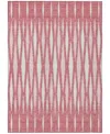 Addison Chantille Acn881 3'x5' Area Rug In Rose