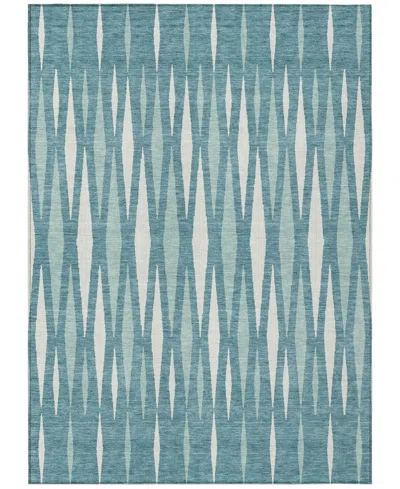 Addison Chantille Acn881 5'x7'6 Area Rug In Teal