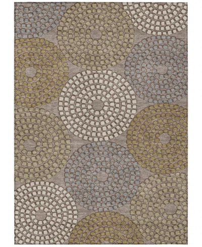 Addison Chantille Machine Washable Acn882 2'6"x3'10" Area Rug In Taupe