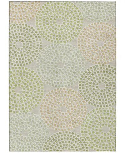 Addison Chantille Machine Washable Acn882 8'x10' Area Rug In Sage