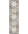 Addison Chantille Machine Washable Acn883 2'3"x7'6" Runner Area Rug In Taupe