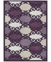 Addison Chantille Acn883 5'x7'6 Area Rug In Eggplant