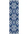 Addison Chantille Acn884 2'3"x7'6" Runner Area Rug In Navy
