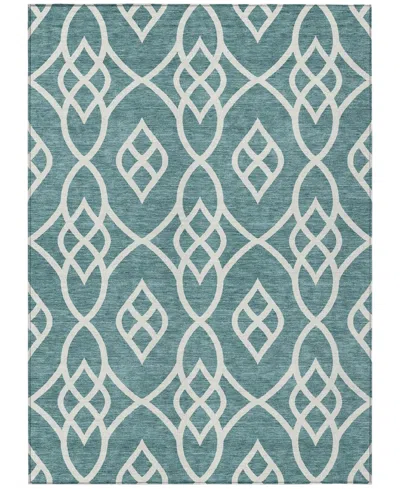 Addison Chantille Machine Washable Acn884 3'x5' Area Rug In Teal