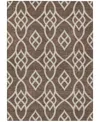 Addison Chantille Machine Washable Acn884 5'x7'6" Area Rug In Chocolate