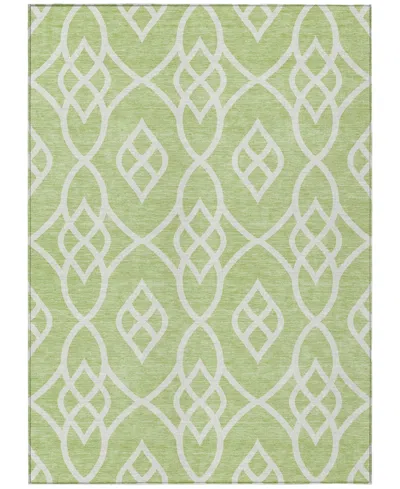 Addison Chantille Machine Washable Acn884 5'x7'6" Area Rug In Sage