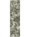 Addison Chantille Acn885 2'3"x7'6" Runner Area Rug In Olive