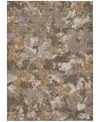 Addison Chantille Machine Washable Acn885 9'x12' Area Rug In Brown