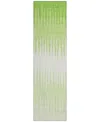 Addison Chantille Machine Washable Acn886 2'3"x7'6" Runner Area Rug In Lime