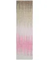 Addison Chantille Acn886 2'3"x7'6" Runner Area Rug In Pink