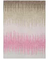 Addison Chantille Acn886 2'6"x3'10" Area Rug In Pink