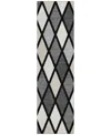 Addison Chantille Acn887 2'3"x7'6" Runner Area Rug In Black