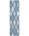 Addison Chantille Acn887 2'3"x7'6" Runner Area Rug In Denim