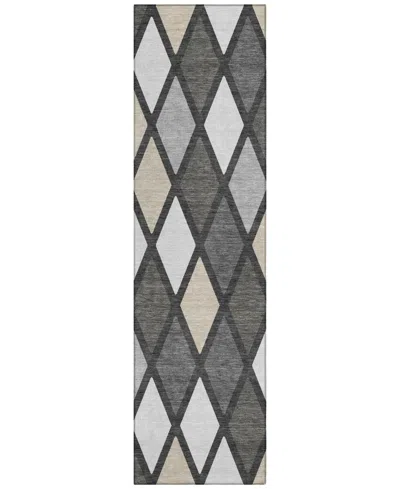Addison Chantille Acn887 2'3"x7'6" Runner Area Rug In Gray