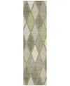 Addison Chantille Acn887 2'3"x7'6" Runner Area Rug In Sage