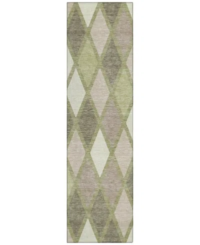 Addison Chantille Acn887 2'3"x7'6" Runner Area Rug In Sage