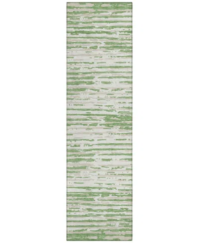 Addison Chantille Acn888 2'3"x7'6" Runner Area Rug In Green