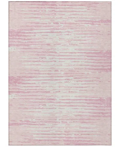 Addison Chantille Machine Washable Acn888 3'x5' Area Rug In Pink