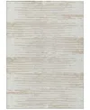 Addison Chantille Machine Washable Acn888 5'x7'6" Area Rug In Ivory