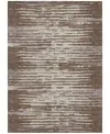 Addison Chantille Machine Washable Acn888 8'x10' Area Rug In Brown