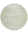 Addison Chantille Acn888 8'x8' Round Area Rug In Sage