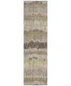 Addison Chantille Acn889 2'3"x7'6" Runner Area Rug In Taupe